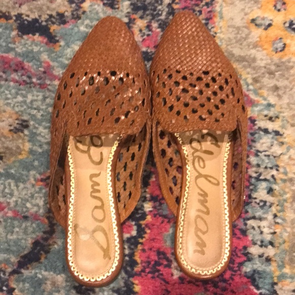 Sam Edelman natural flat slides size 9.5 - Picture 2 of 4